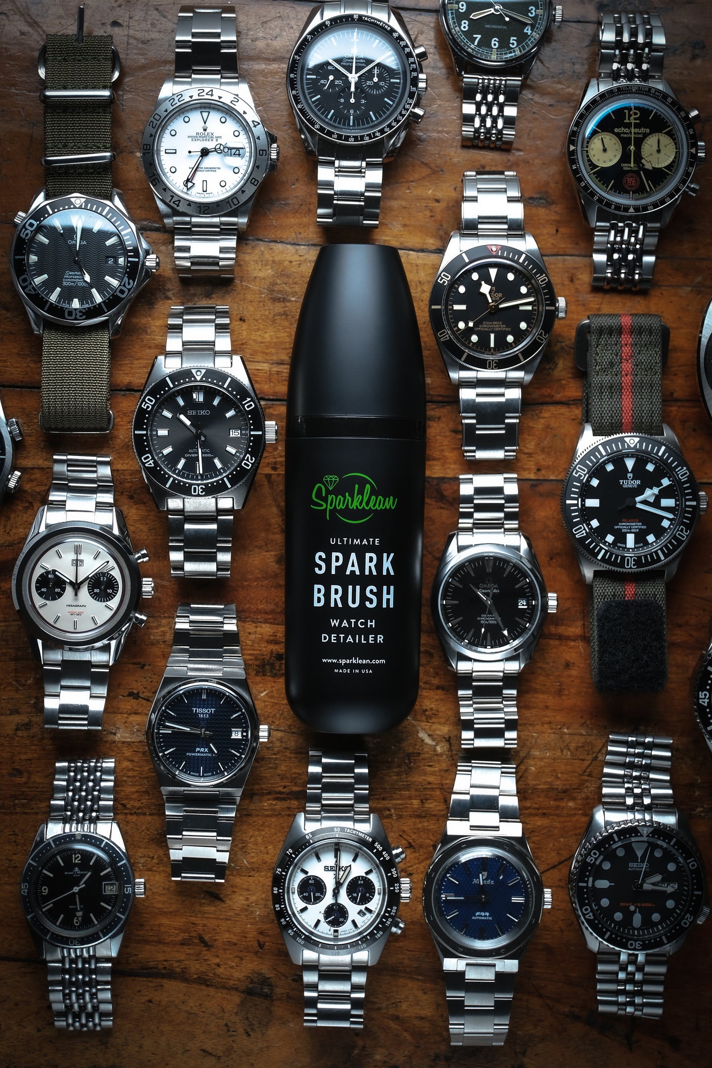 SparkBrush Bristle morbido Gentle su tutti i metalli, gioielli e orologi