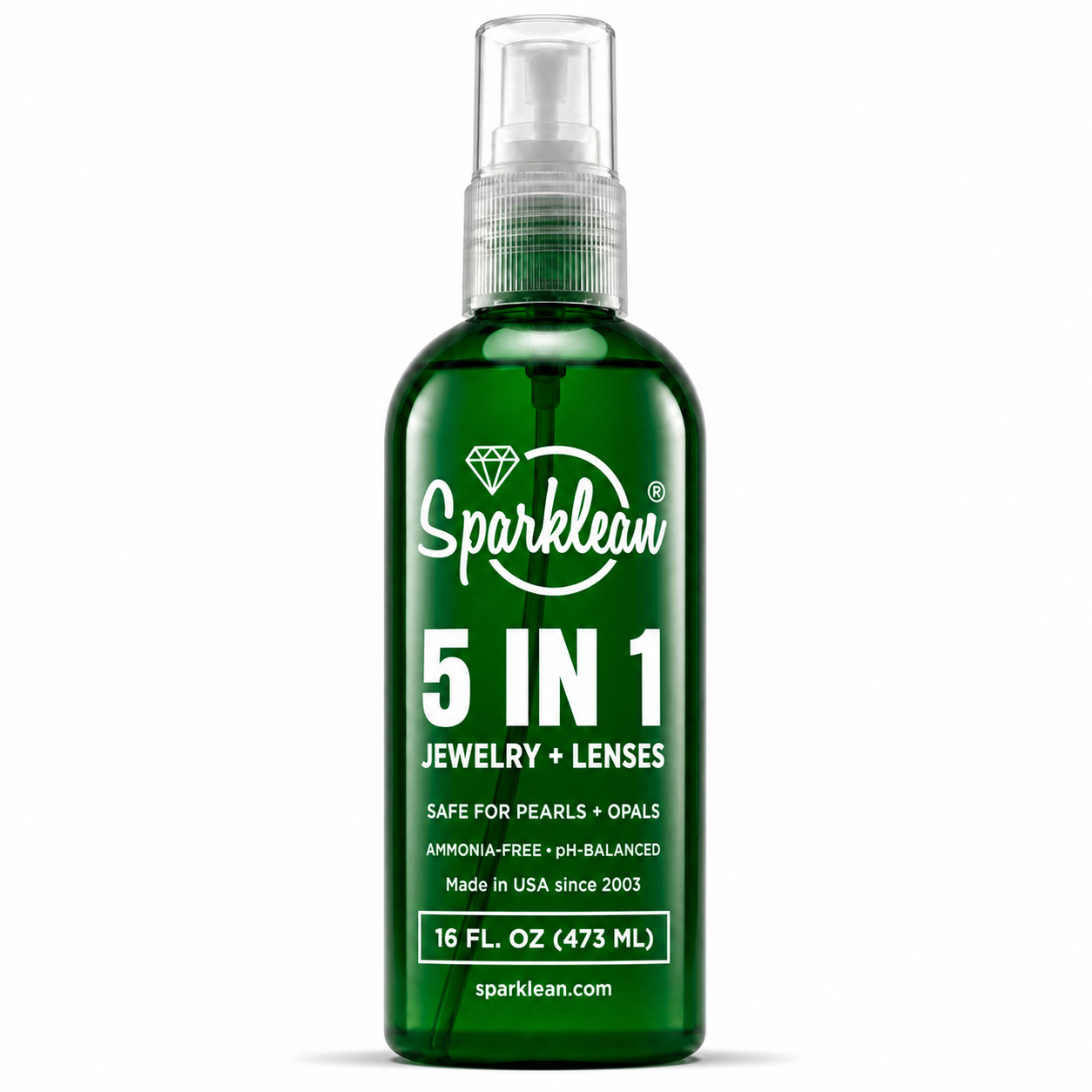 Sparklean Original Cleaning Spray, 16 oz — ammonia-free jewelry, watch & eyeglass cleaner