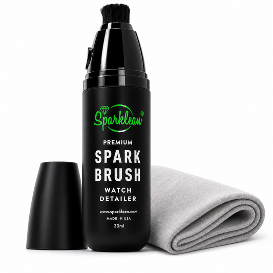 SparkBrush: Cepillo Suave para Joyas y Relojes