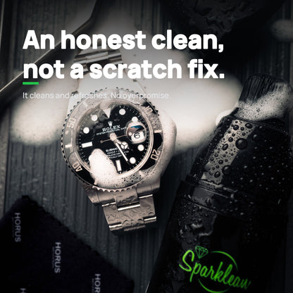 SparkBrush by Sparklean — soft-bristle precision brush for watches and jewelry