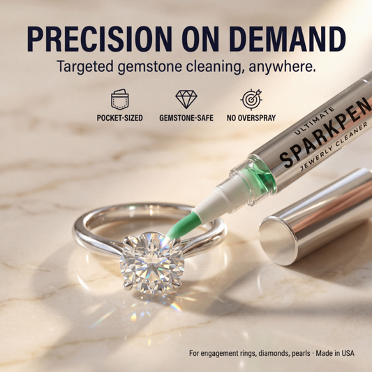 Sparkpen: Limpiador de Joyas Sin Amoniaco de Punta Fina
