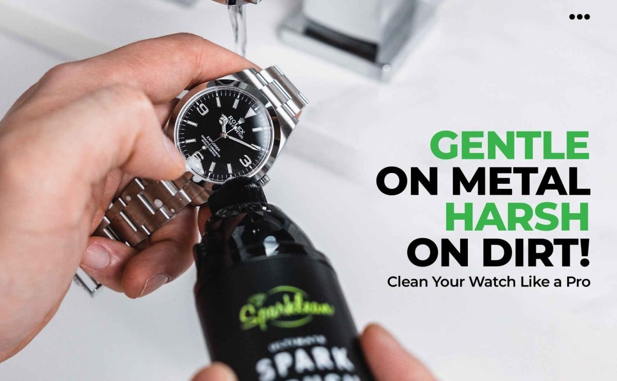 SparkBrush Limpiador de Joyas de Cerdas Suaves para Cuidado Delicado de Metales, Joyas y Relojes