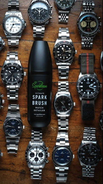 SparkBrush Limpiador de Joyas de Cerdas Suaves para Cuidado Delicado de Metales, Joyas y Relojes